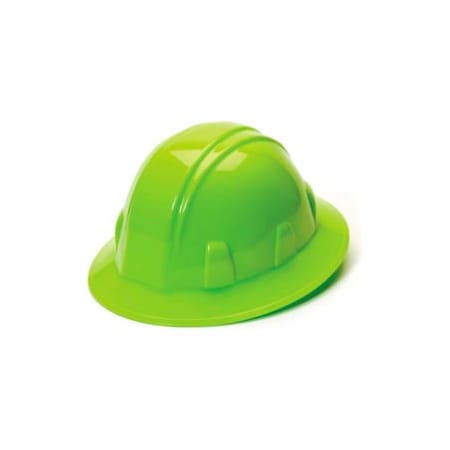 Pyramex High Density Polyethylene, 4-Point Point Ratchet, High-Visibility Green HP24131